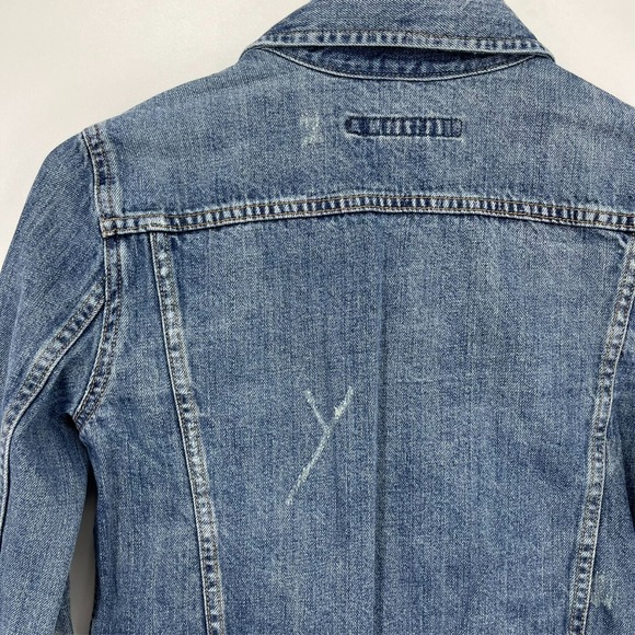 Ralph Lauren Sport Denim Jacket Women's XS Blue Button Closure Trucker Cotton - Picture 9 of 9